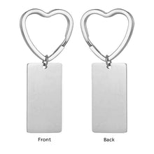 Custom Kyechain Valentines Day Gift for Girlfriend Boyfriend Wife Husband Kids Personalized Jewelry