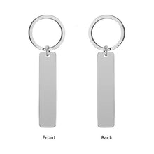 Fingerprint Keychain for men Personalized valentine's Day Gift Ideas Christmas Gift for Dad