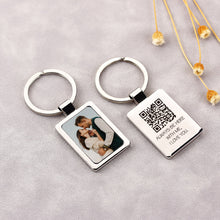 Photo Pendant Stainless Steel Personalized Student Graduation Photo Pendant Keychain