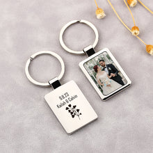Photo Pendant Stainless Steel Personalized Student Graduation Photo Pendant Keychain