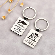 Photo Pendant Stainless Steel Personalized Student Graduation Photo Pendant Keychain