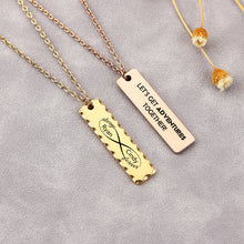 Sawtooth Bar Personalized Custom Necklace Christmas Gift