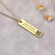 Sawtooth Bar Personalized Custom Necklace Christmas Gift