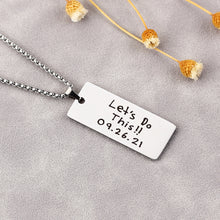 Personalized Stainless Steel Graduation Gift Necklace Christmas Jewelry