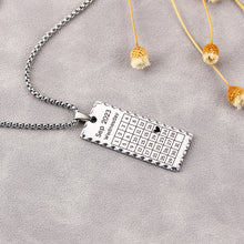 Personalized Stainless Steel Graduation Gift Necklace Christmas Jewelry