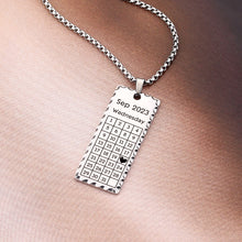 Personalized Custom Rectangle Necklace New Mom Jewelry Gift