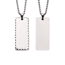 Personalized Custom Rectangle Necklace New Mom Jewelry Gift