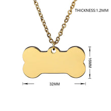 Custom bone Text Picture Necklace Personalized Handwriting Pendant Jewelry Gift