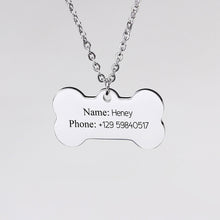 Custom bone Text Picture Necklace Personalized Handwriting Pendant Jewelry Gift