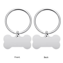 Bone Shape Keychain Custom Name Keychain for Pet Lover Dog Tag