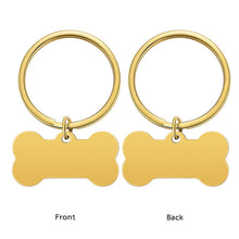 Bone Shape Keychain Custom Name Keychain for Pet Lover Dog Tag