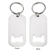 Custom Bottle Opener Keychain, Beer Key Fob Gift For Dad , Gift For Him