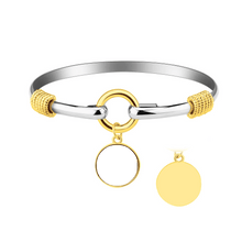 Disc Color Photo Engravable Personalized Custom Photo Bracelet