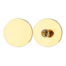 Personalized Custom Metal Brooch, Fingerprint Handwritting Initials Customized