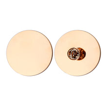 Personalized Custom Metal Brooch, Fingerprint Handwritting Initials Customized