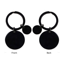 Actual Fingerprint Keychain Customized Signature Keyring Personalized Handwritten Gift