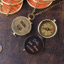 Personalized Compass With Actual Handwriting, Working Compass, Confirmation gift