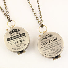 Personalized To Dad Brass Compass, Engraved Working Compass