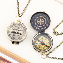 Personalized Compass, Engraved Working Compass, Personalized Brass Compass