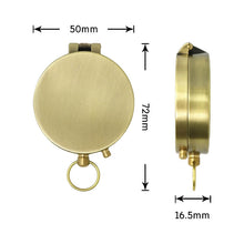 Personalized To Dad Brass Compass, Engraved Working Compass