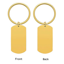 Engraved Picture Text Custom Keychian Pet Tags Personalized Cat Dog Tag