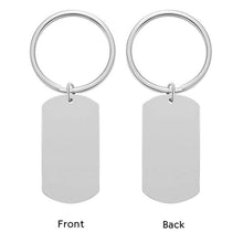 Engraved Picture Text Custom Keychian Pet Tags Personalized Cat Dog Tag