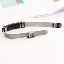 Text Or Music QR Code Custom Personalized Strap Bracelet Black