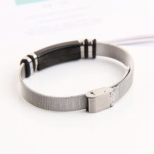 Text Or Music QR Code Custom Personalized Strap Bracelet Black