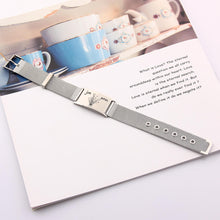 Personalized Adjustable Stainless Steel Metal Custom Strap Bracelet