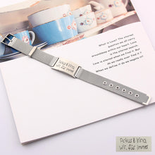 Personalized Handwriting Strap Bracelet Customizable Graduation Gift