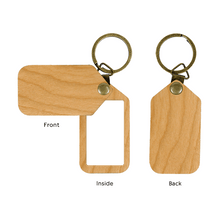 Custom Photo Wooden Keychain, Unique Gift For Graduation