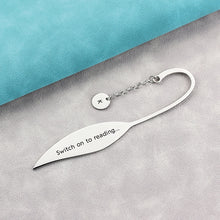 Personalized Leaf Bookmark, Disk Pendant Bookmark, Handwriting Engraving