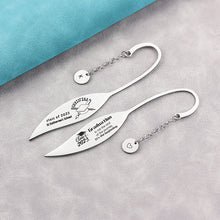 Metal Personalized Leaf Bookmarks, Unique Note Graduation Gifts