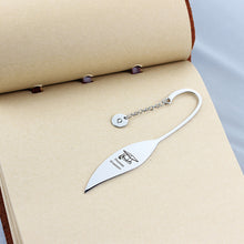 Metal Personalized Leaf Bookmarks, Unique Note Graduation Gifts