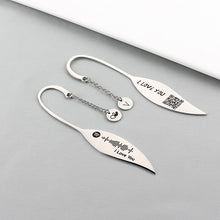 Song Code Disc Pendant Bookmark, Voice QR Code Personalized Bookmark