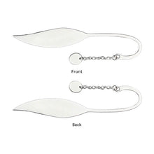 Metal Personalized Leaf Bookmarks, Unique Note Graduation Gifts