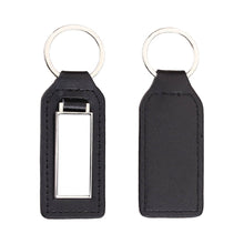 Personalized Custom Leather Metal Keychain Simple Metal Keyring Accessories