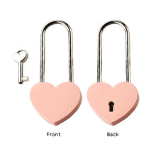 Personalized Locked in Love Custom Actual Handwriting Love Heart Lock Gifts for Couples
