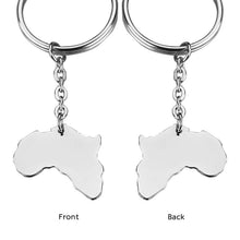 Custom Country Keychain Africa Australia Keyring Personalized Gift for Family