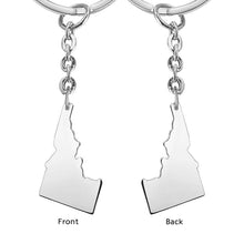 Custom Country Keychain Africa Australia Keyring Personalized Gift for Family