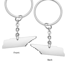 Custom Country Keychain Africa Australia Keyring Personalized Gift for Family