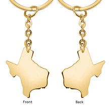 Custom Country Keychain Africa Australia Keyring Personalized Gift for Family