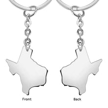 Custom Country Keychain Africa Australia Keyring Personalized Gift for Family