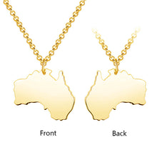 Australia Map Necklace Custom Name Necklace Australia Jewelry for Family