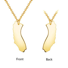 Australia Map Necklace Custom Name Necklace Australia Jewelry for Family