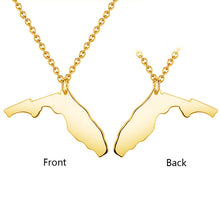 Australia Map Necklace Custom Name Necklace Australia Jewelry for Family