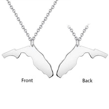 Custom Florida Necklace Personalized Name Necklace Gift for Family