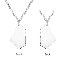 Australia Map Necklace Custom Name Necklace Australia Jewelry for Family