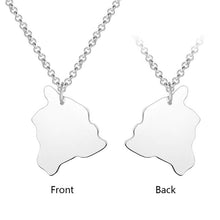 Australia Map Necklace Custom Name Necklace Australia Jewelry for Family