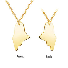 Australia Map Necklace Custom Name Necklace Australia Jewelry for Family